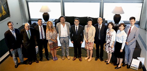 Imagen CZFB y delegación Tianjin