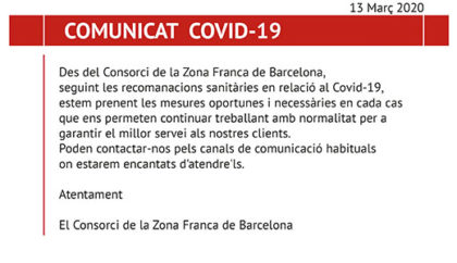Imatge recomanacions COVID-19