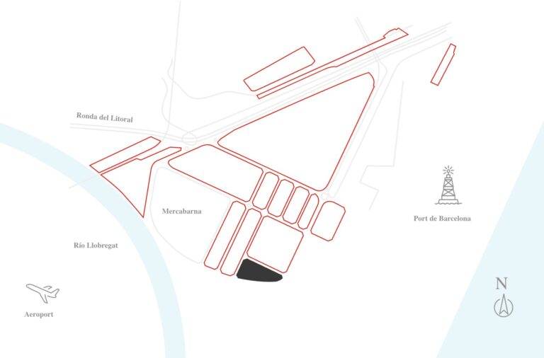Mapa Polígon Industrial Zona Franca versió català